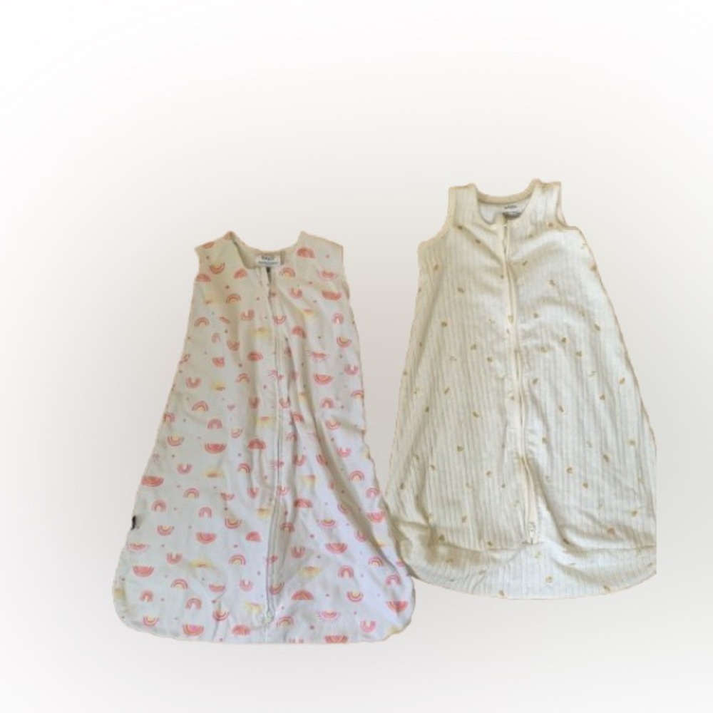 Infant Sleep Sacks - Pink and Cream